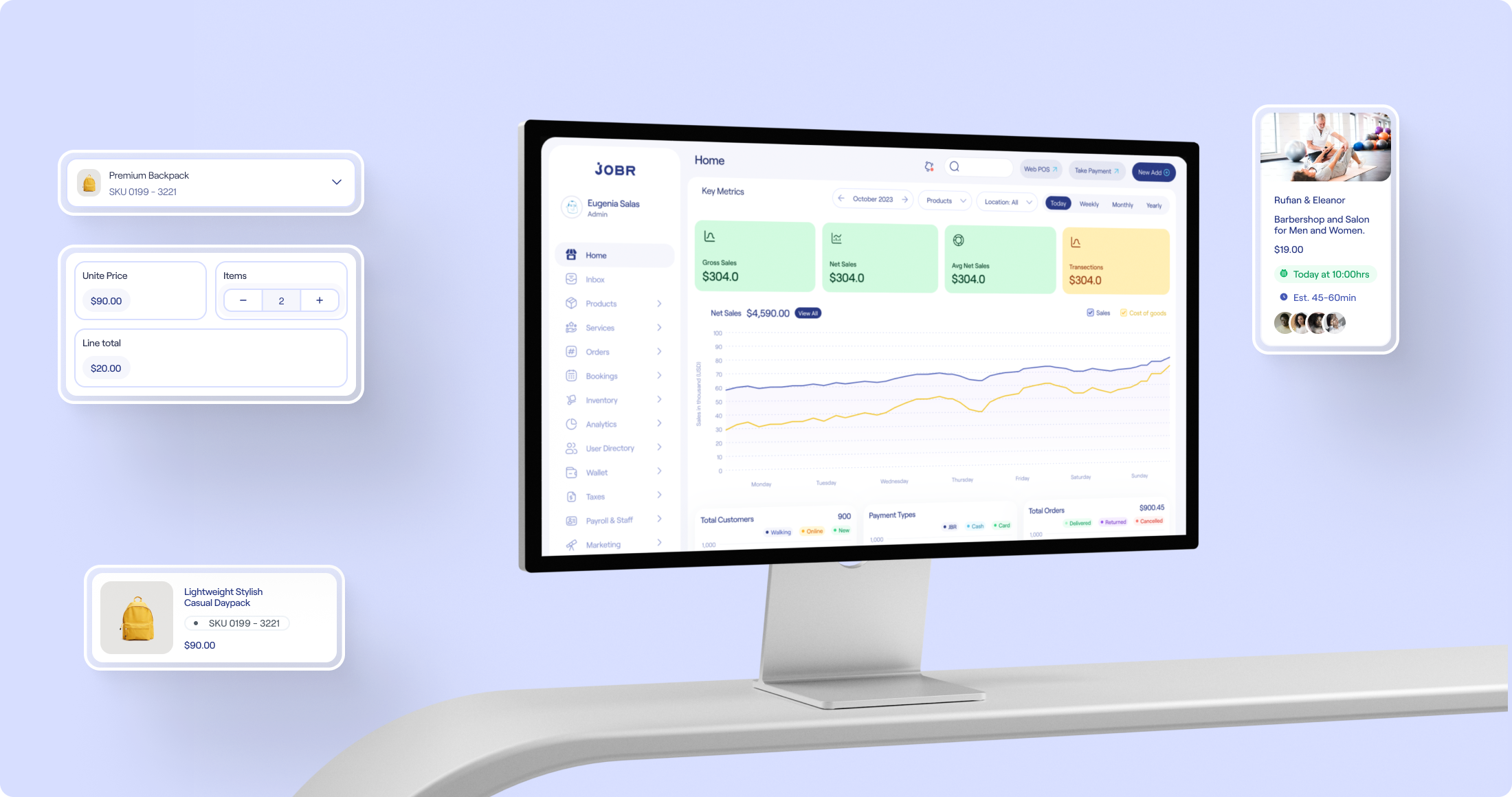 Admin Dashboard — Main View
